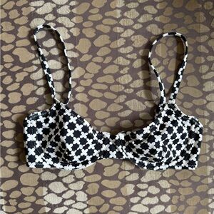 SOLID&STRIPED INDIGO STAR BIKINI TOP